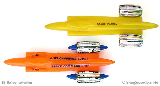 2005 and Beyond Space Patrol - Spacex Patrol/Command Ship comparison