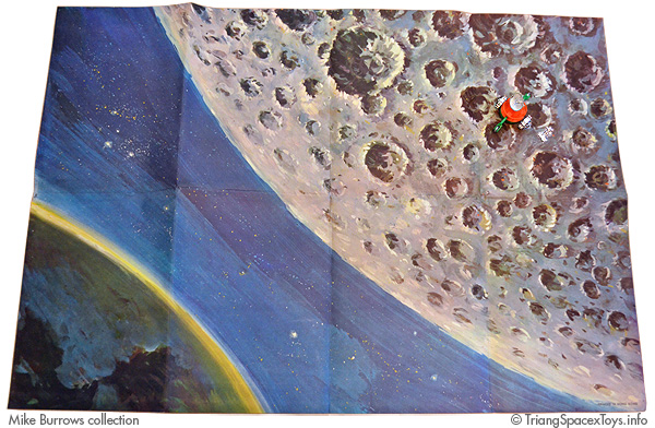 Plastic playmat for Apollo Exploration set