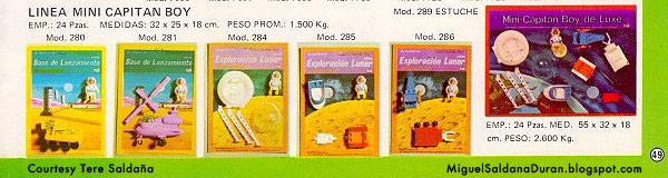 Mini Capitan Boy in 1973 Lili Ledy catalogue