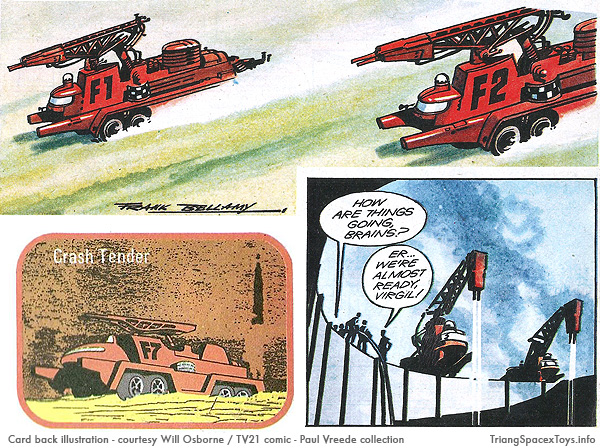 Comic strip is Crash Tender origin