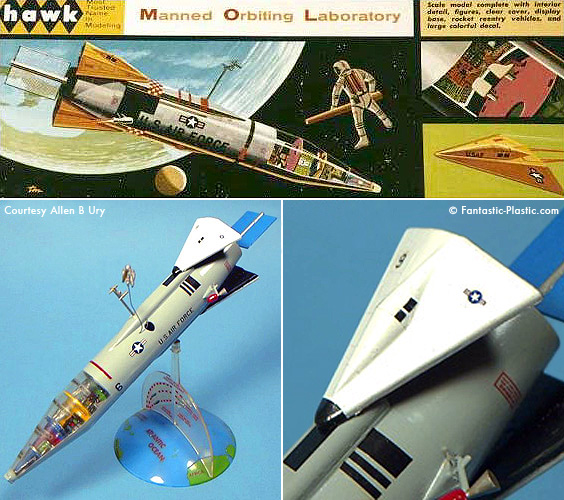 Manned Orbital Laboratory model kit by Hawk
