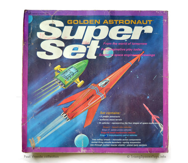 Golden Astronaut Super Set box front