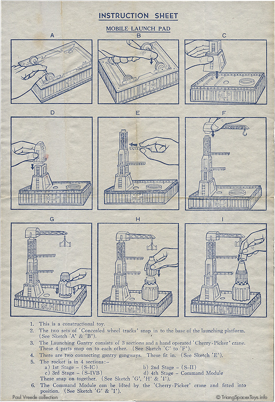 GA Mobile Launch Pad instruction sheet