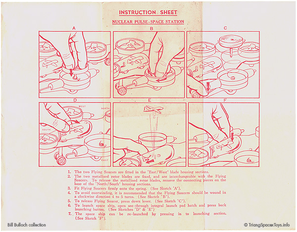 Spacex Nuclear Pulse instruction sheet