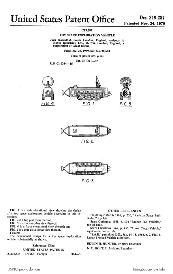 Mobile Moon HQ design patent document