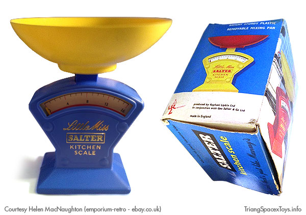 Little Miss Salter Kitchen Scale by Raphael Lipkin Ltd with later box