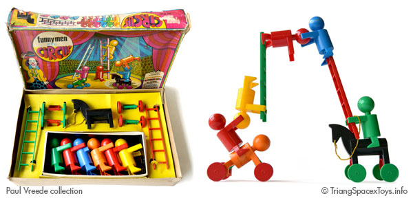 Funny Men circus set by Raphael Lipkin Ltd
