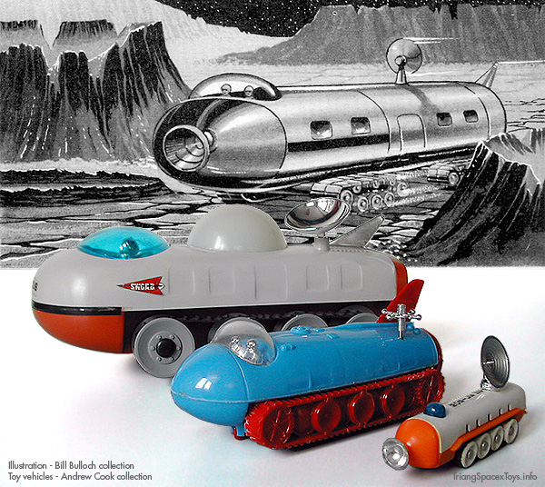 Mobile HQ origins: illustration and toys