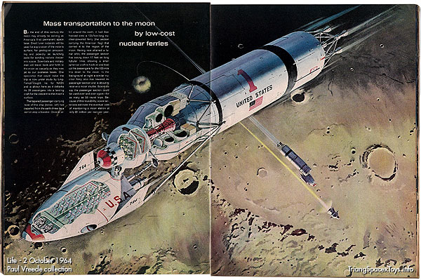 McCall illustration of Nuclear Ferry in Life magazine